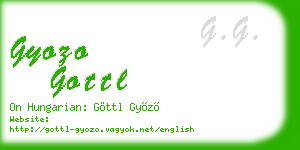 gyozo gottl business card